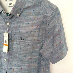 Original Penguin Collared short sleeve Button Down